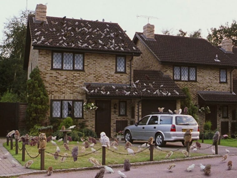 A view of the Dursley home from "Harry Potter and the Sorcerer's Stone." No indication if it comes with a parliament of owls.