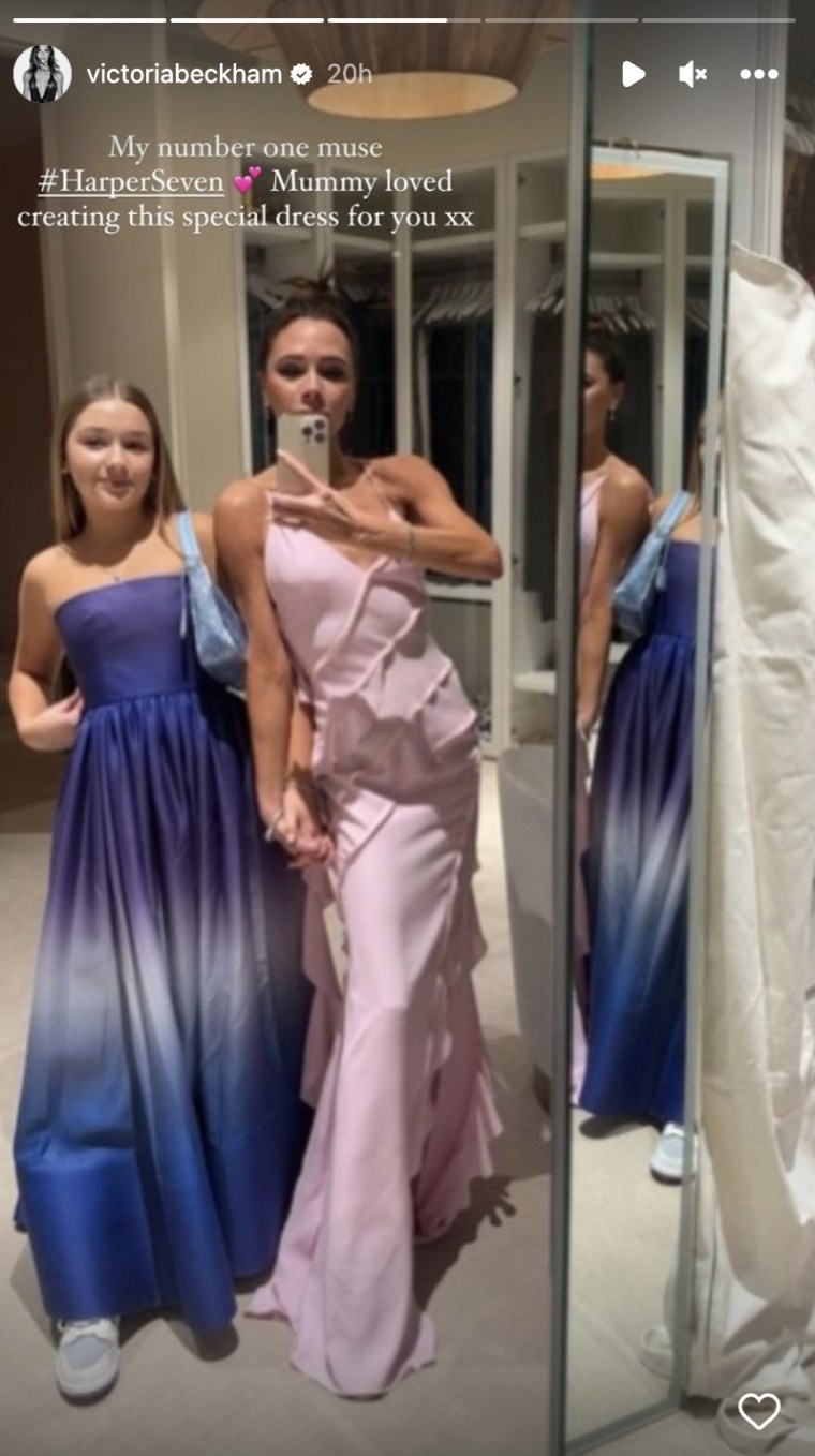 David, Victoria Beckham's daughter Harper looks all grown up