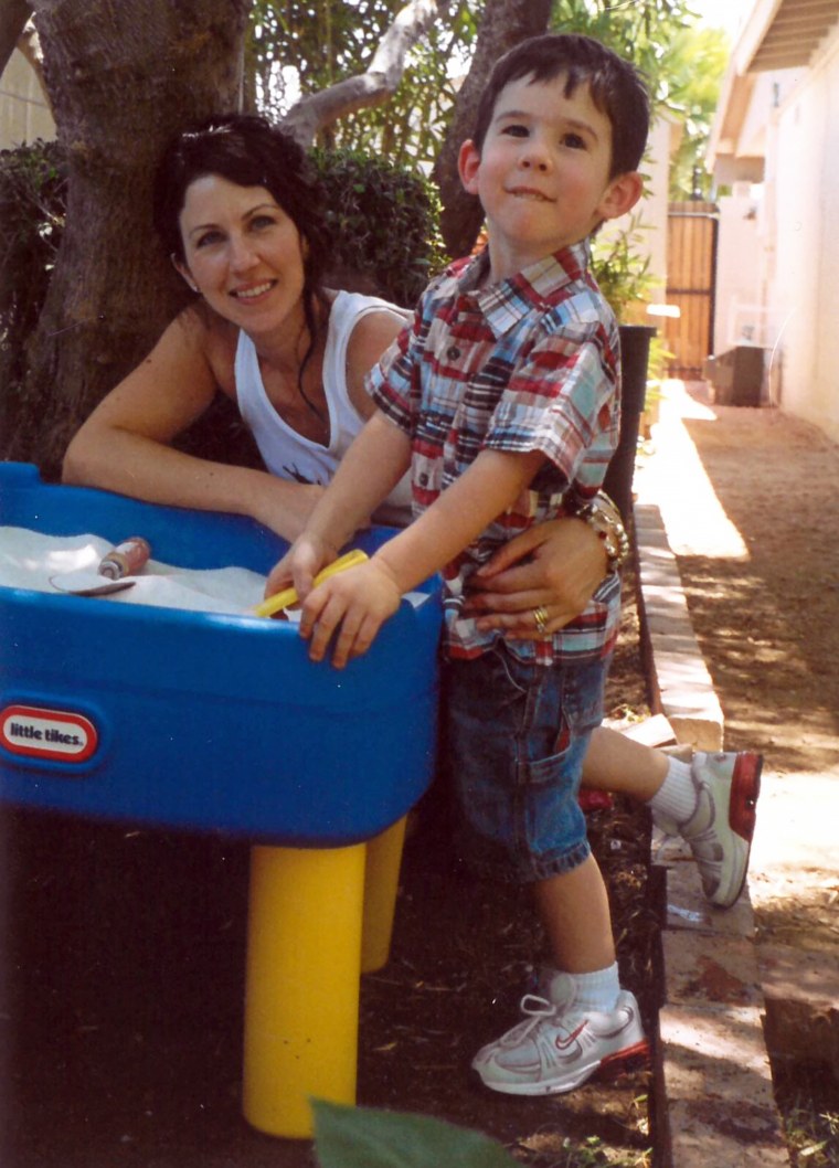 Kristine Short, pictured with her son, Caden, when he was 3.