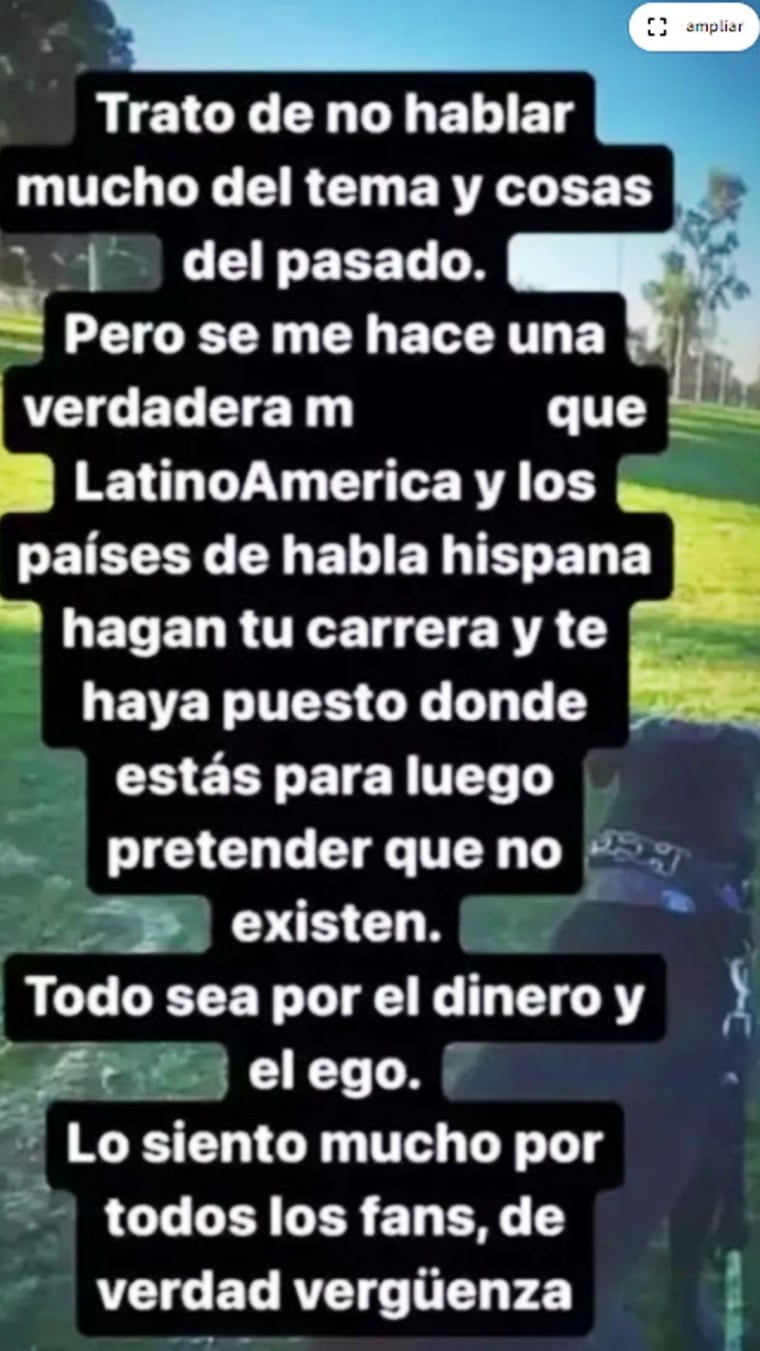 Ronald Duarte critica a sus excompañeros de RBD.