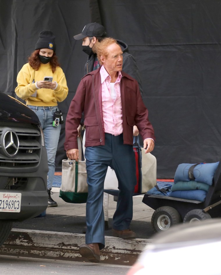 The 57-year-old actor was unrecognizable on the set of "The Sympathizer."