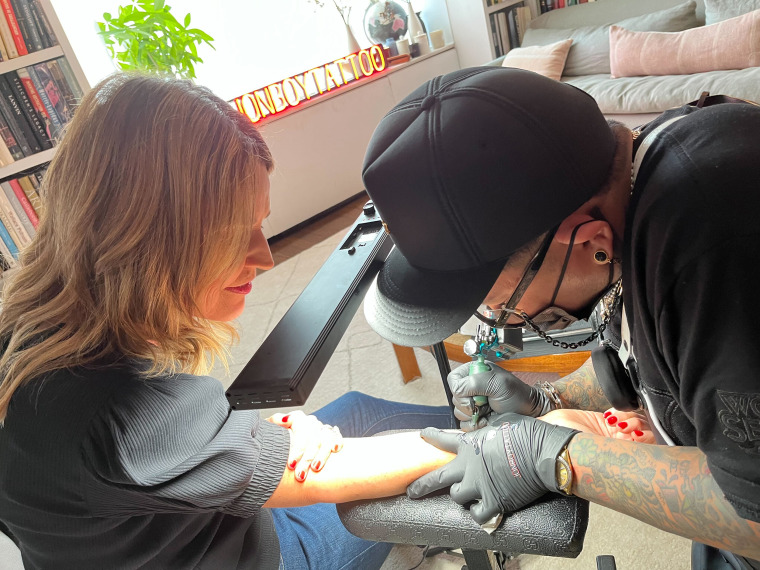 Savannah Guthrie gets first tattoo at 51 with Drew Barrymore