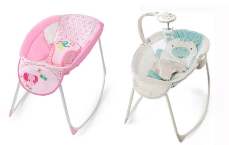 Alerta para retirar sillas mecedoras de bebe Fisher-Price y Kids2