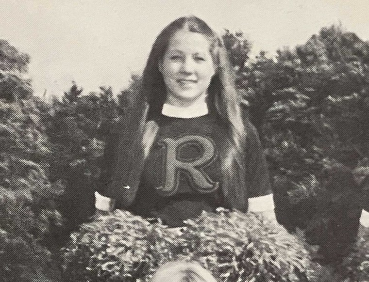 Mary Joan Lewis in high school