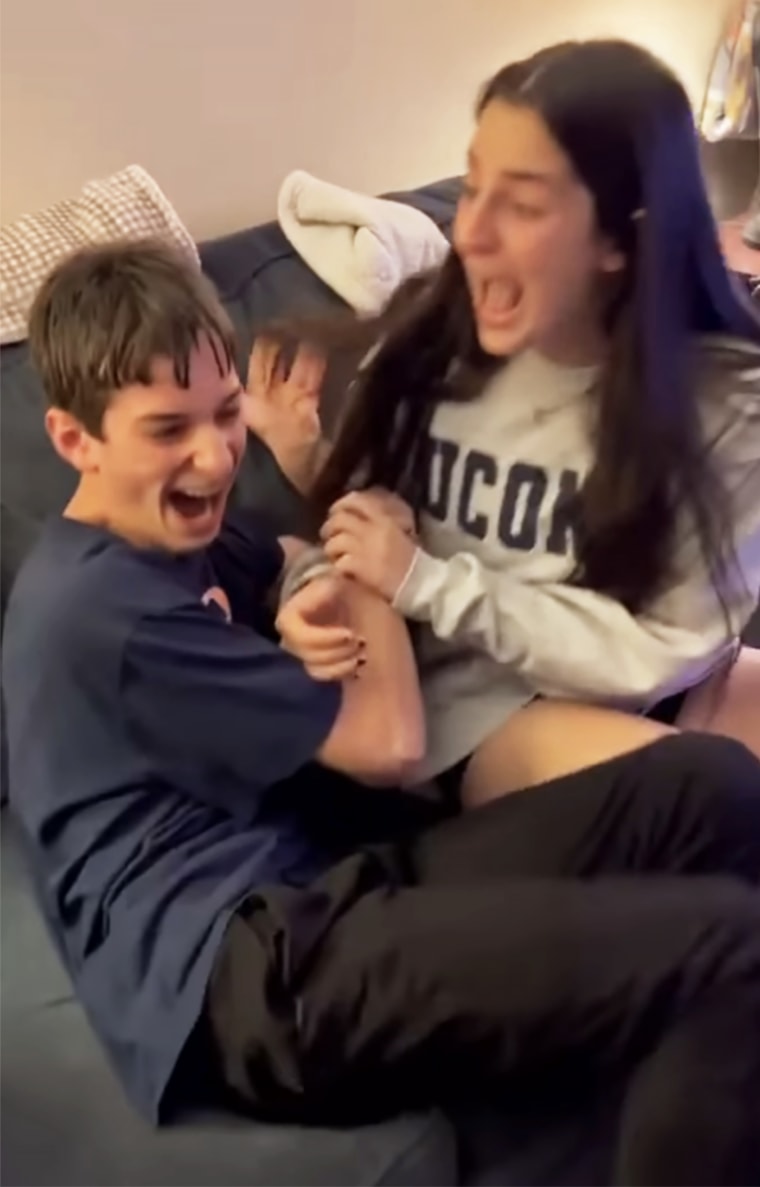 Matthew Myslenski and his twin sister, Magdalena, are going viral for their college acceptance reaction.  