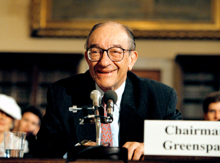 Federal Reserve Chairman Alan Greenspan on June 17, 1999 in Washington.
