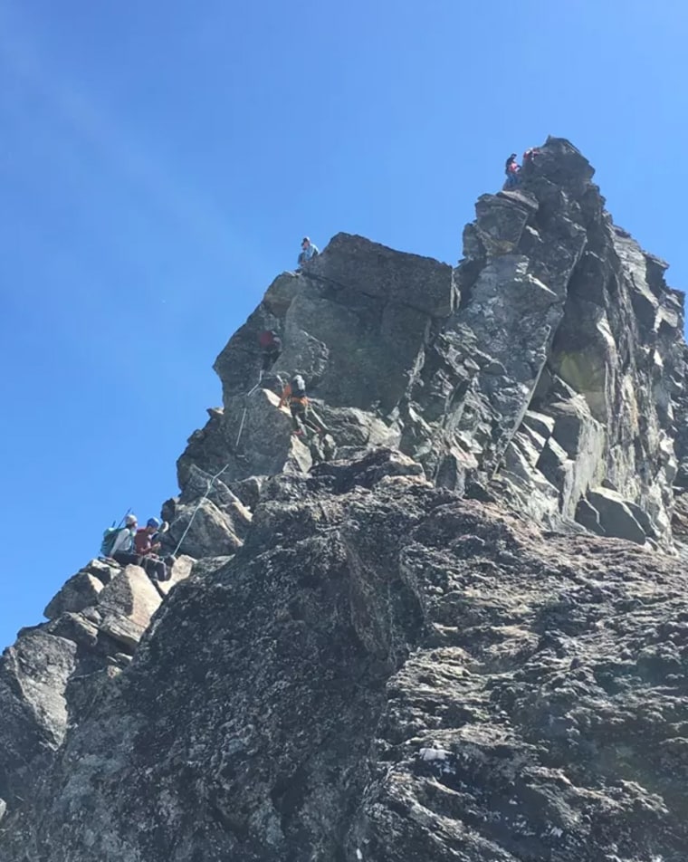 The West Ridge of Forbidden Peak.