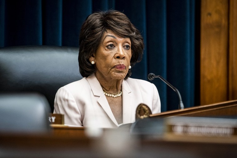 Rep. Maxine Waters, D-Calif., at the Capitol on Sept. 21, 2022.