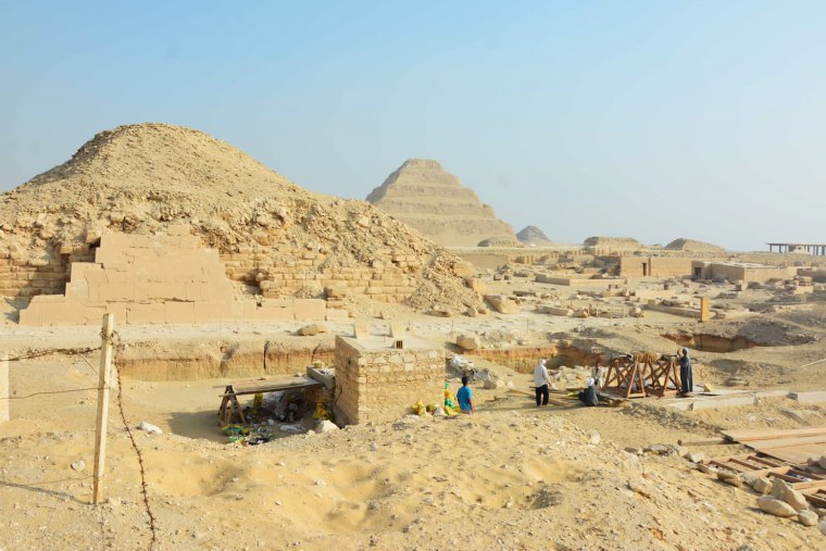 The Saqqara Saite Tombs Project excavation area.