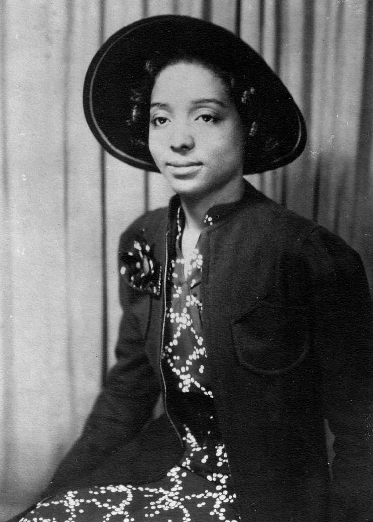 Edith Renfrow Smith while working for the YWCA in Chicago, in 1937.