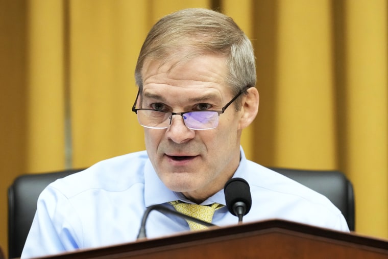 Perwakilan Jim Jordan berbicara selama pertemuan Komite Kehakiman DPR di Washington, DC