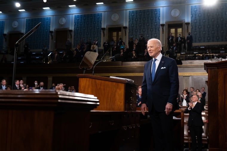 President Joe Biden arrives to deliver the State of the Union address at the Capitol