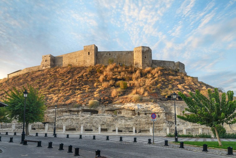 Gaziantep castle or Kalesi in Gaziantep, Turkey