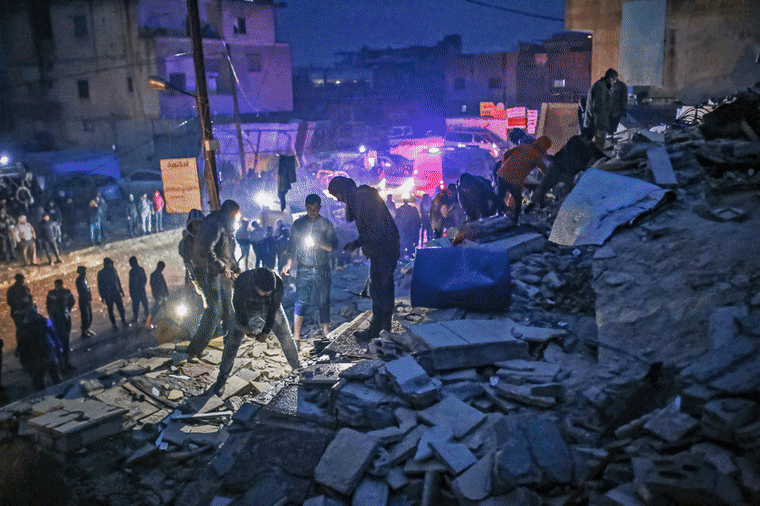 Scenes of destruction after earthquakes rock Turkey and Syria