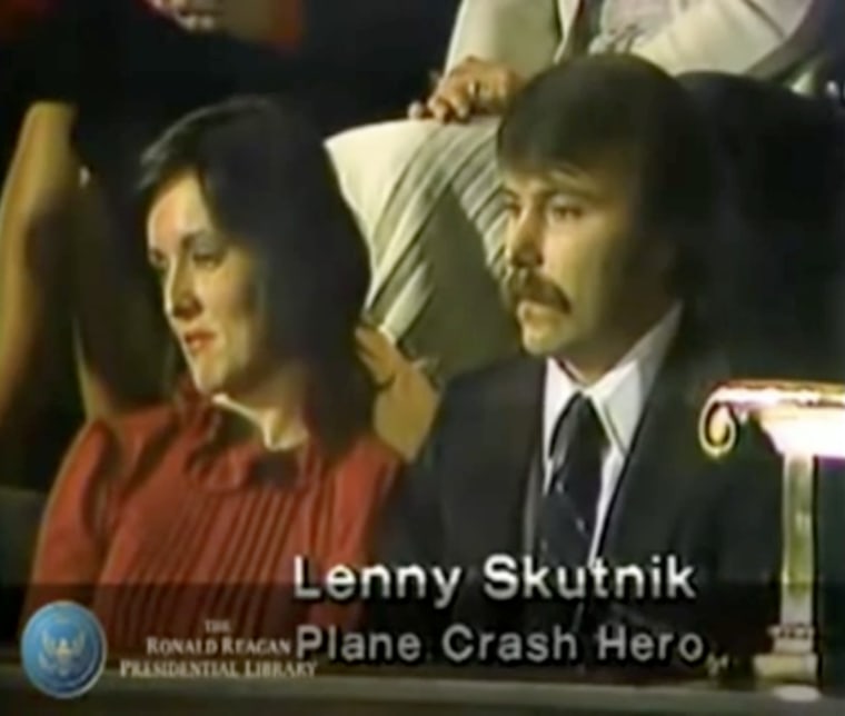 Image: Lenny Skutnik at the 1982 State of the Union.