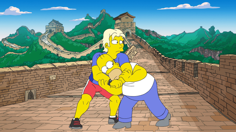 A scene from the “Simpsons” episode “One Angry Lisa,” which refers to “forced labor” in China and is no longer available on the Disney+ streaming service in Hong Kong.