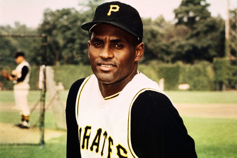 Roberto Clemente of the Pittsburgh Pirates in 1966.