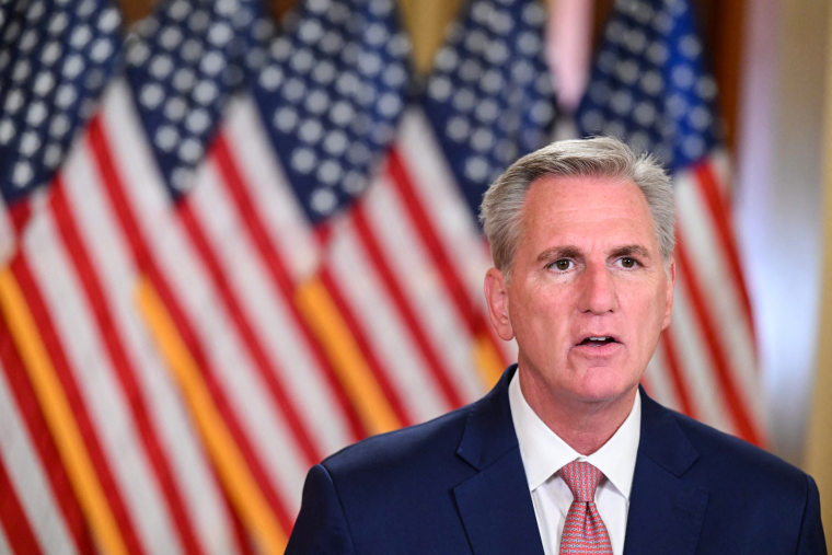 Speaker of the House Kevin McCarthy, R-Calif., at the Capitol on Feb. 6, 2023.