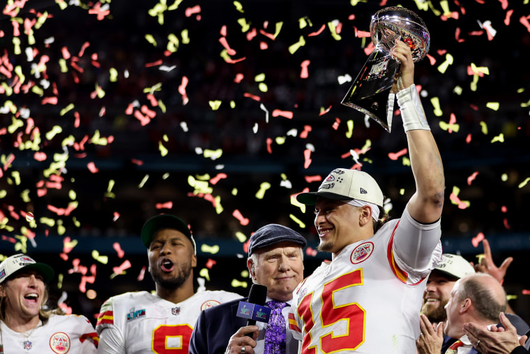 Super Bowl 2023: Kansas City Chiefs show off white jerseys