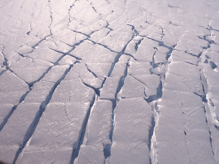 Thwaites Glacier in West Antarctica has been rapidly thinning as the planet warms.