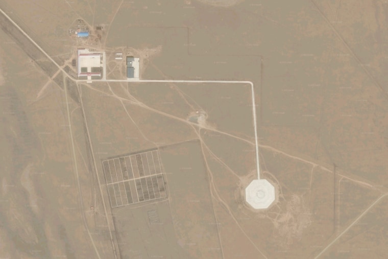 A potential balloon launch site in Dorbod Banner, Inner Mongolia. 
