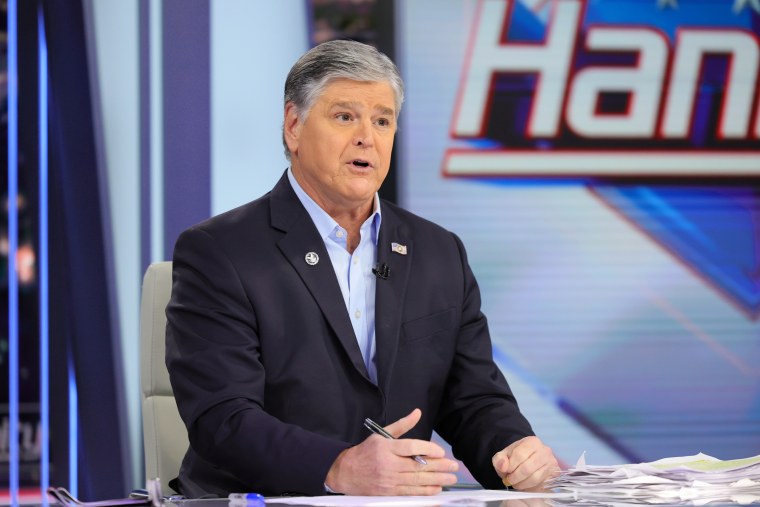 Sean Hannity Hosts "Hannity" On Fox News