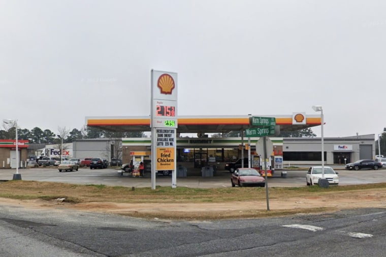 shooting at shell gas station