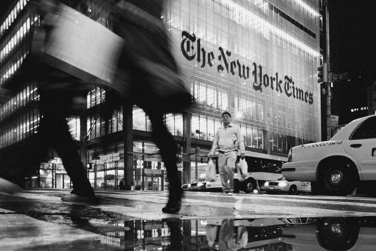 The New York Times headquarters.