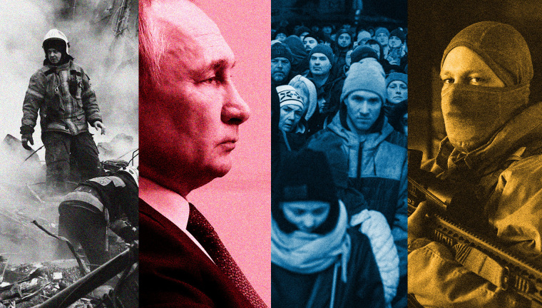 President Vladimir Putin's full-scale invasion of his neighbor has transformed both countries in the year since. 