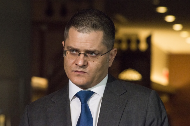 Former Serbian Foreign Minister Vuk Jeremic at the United Nations in New York on April 14, 2016.