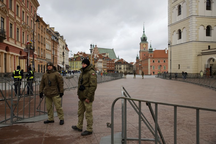 Biden is visiting Poland a day after an unannounced visit to Kyiv to meet President Volodymyr Zelenskyy, that comes days before the first anniversary of Russia's invasion of Ukraine. 