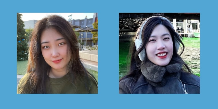 Jieun Kim, of Los Angeles, left, and Jieun Kim who lives in Evanston, Illinois.