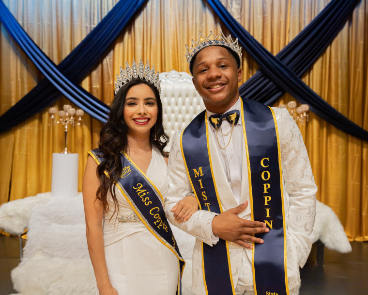 Miss and Mister Coppin, Keylin Perez and Tre'Quan Hayes.