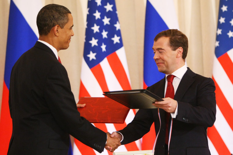 President Obama Holds Talks In Moscow