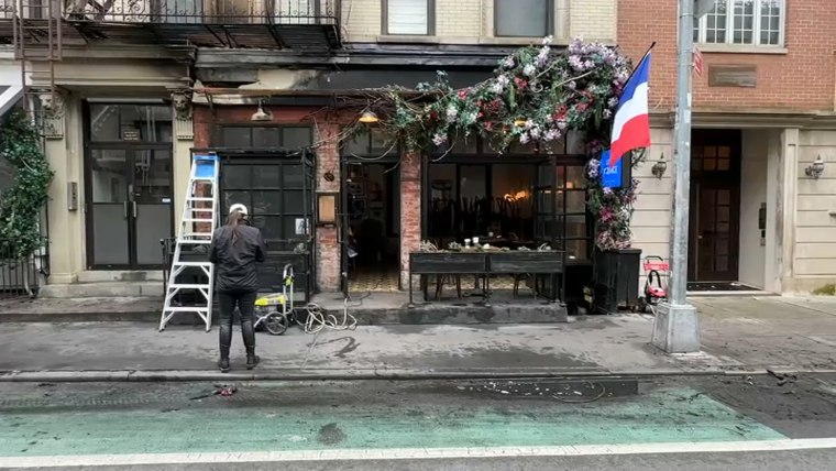 Little Prince restaurant damaged by fire after its pride flag was set on fire.