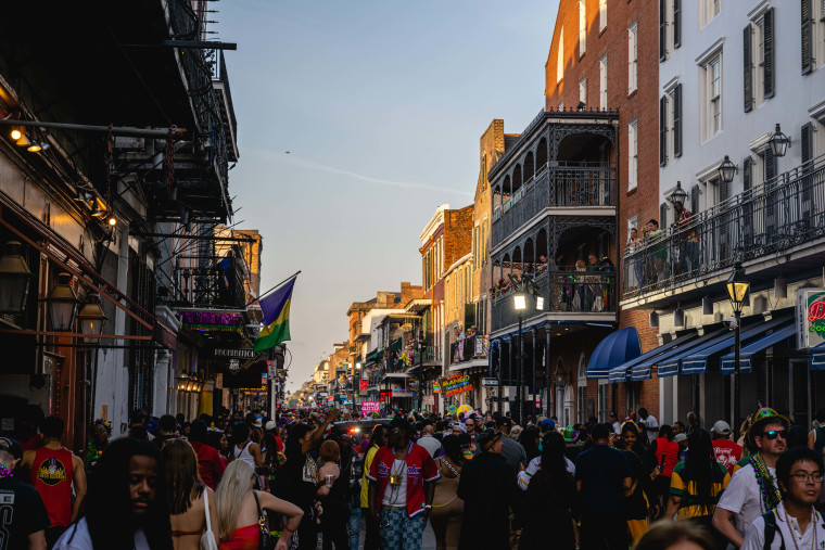 Image: Revelers Turn Out For Annual New Orleans Mardi Gras Celebration