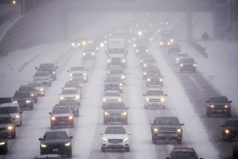 A monster winter storm took aim at the Upper Midwest on Tuesday, threatening to bring blizzard conditions, bitterly cold temperatures and 2 feet of snow in a three-day onslaught that could affect more than 40 million Americans. 
