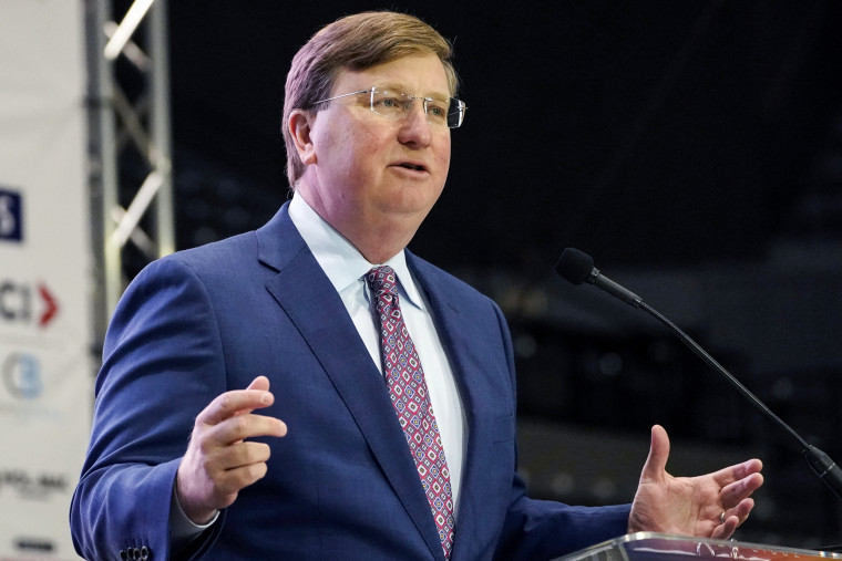 Mississippi Gov. Tate Reeves in Jackson on Oct. 27, 2022.
