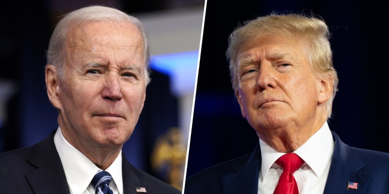 Joe Biden and Donald Trump