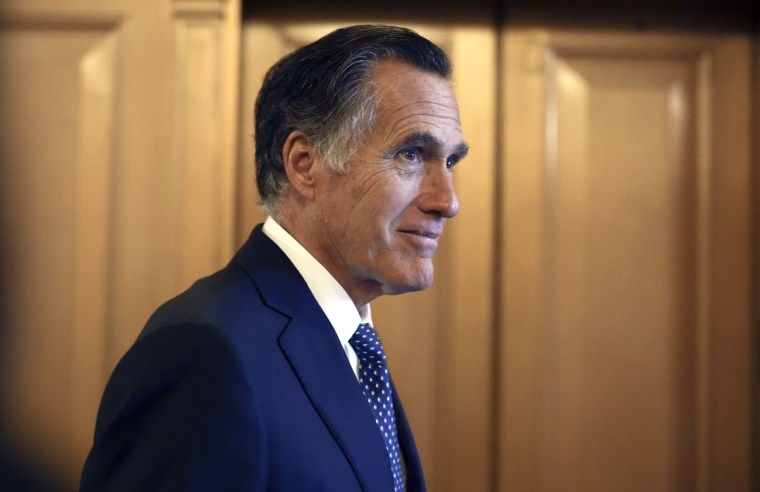 Mitt Romney in the U.S. Capitol Building