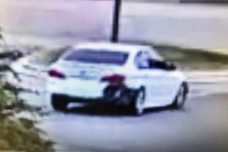 The stolen vehicle with a 2-year-old inside in Libertyville, Ill.
