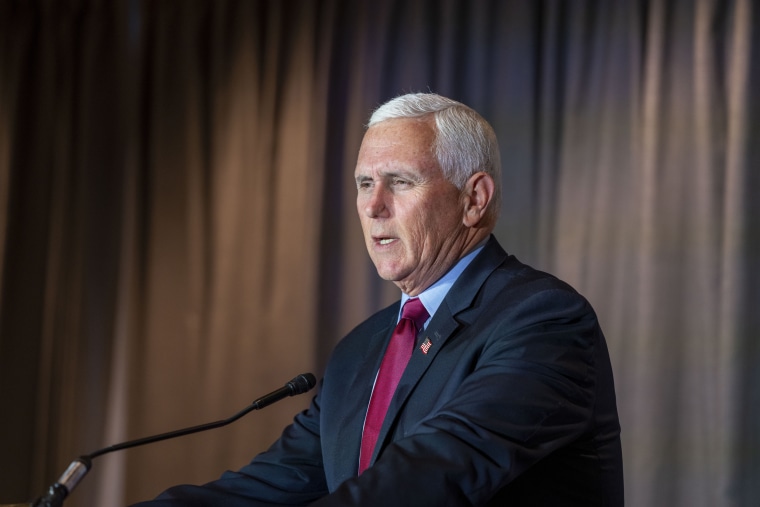 Mike Pence attends a luncheon at the Library of Congress in Washington