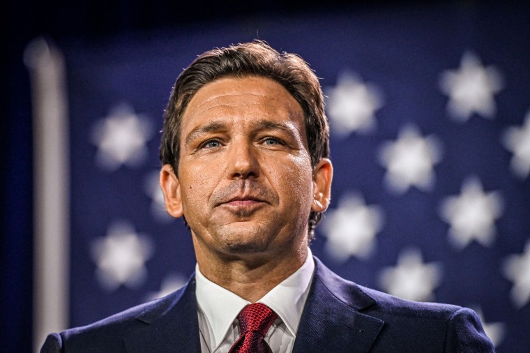 Florida Gov. Ron DeSantis at an election night watch party in Tampa on Nov. 8, 2022.