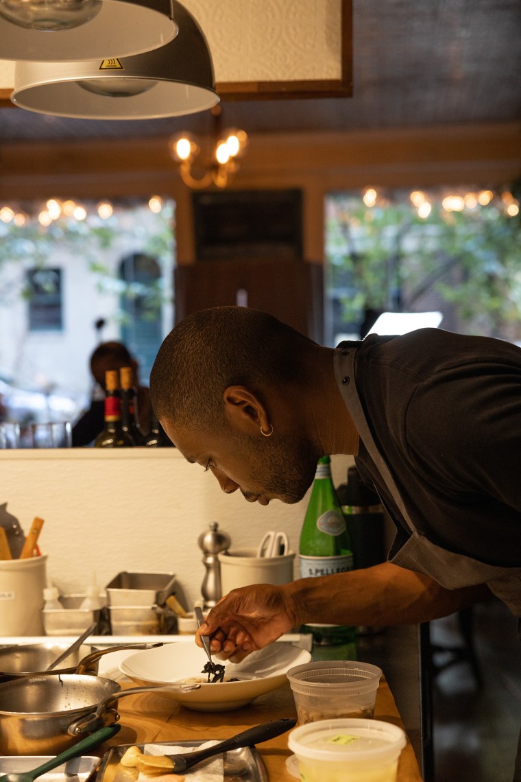 Charlie Mitchell, executive chef and co-owner of Michelin-starred restaurant Clover Hill and the first and only Black Michelin-starred chef in New York City.