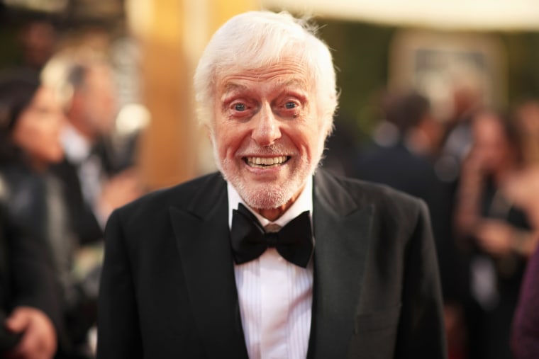 Dick Van Dyke arrives to the 76th Annual Golden Globe Awards held at the Beverly Hilton Hotel on January 6, 2019. 