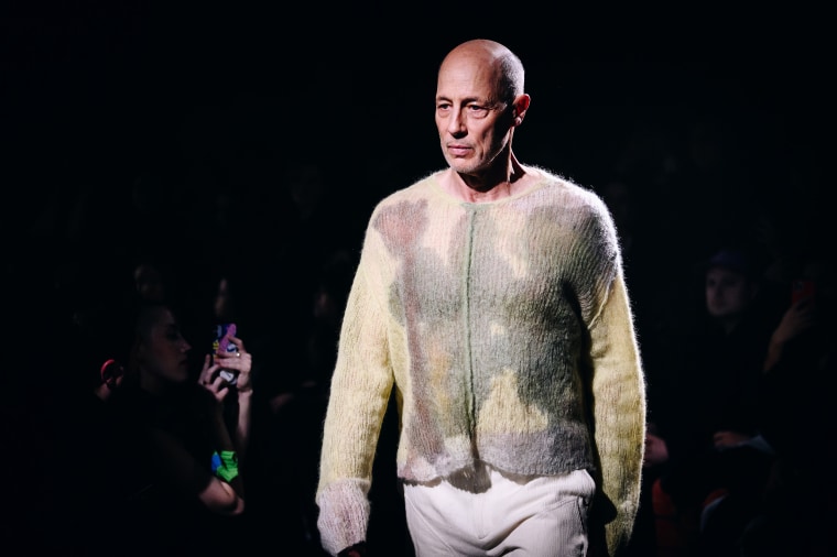 Jon Gries walks the runway at Eckhaus Latta Fall 2023 Ready To Wear Fashion Show on February 11, 2023 in New York, New York. 