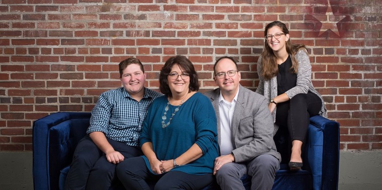 Sen. Karen Berg, pictured with her family.