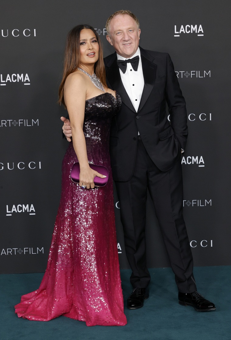 Salma Hayek Admits Her Courthouse Wedding Was a Surprise