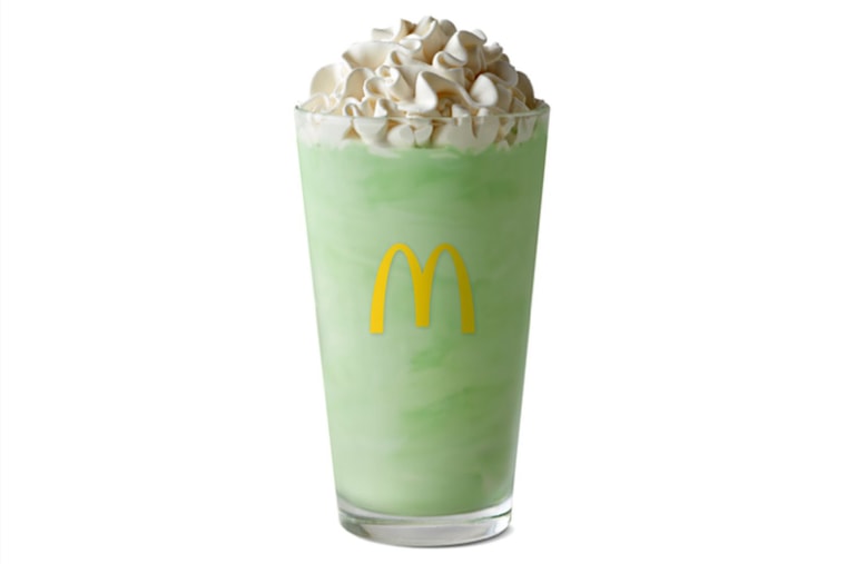 st patricks day milkshake mcdonalds