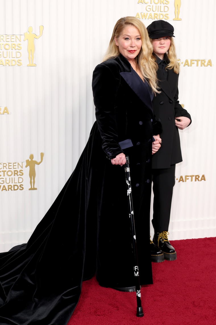 Christina Applegate and daughter Sadie Grace LeNoble at the 29th Annual Screen Actors Guild Awards.